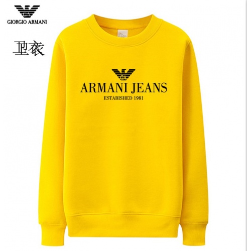 Armani Hoodies Long Sleeved For Men #824030 $40.00 USD, Wholesale Replica Armani Hoodies