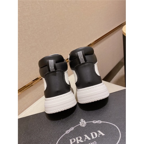 Replica Prada High Tops Shoes For Men #824247 $80.00 USD for Wholesale