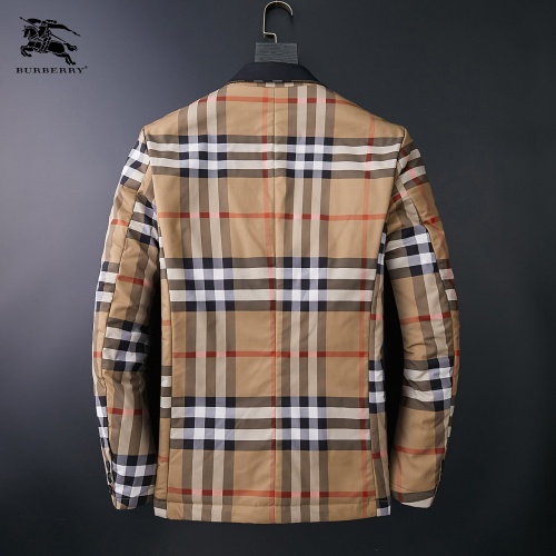 Replica Burberry Down Feather Coat Long Sleeved For Men #824358 $64.00 USD for Wholesale