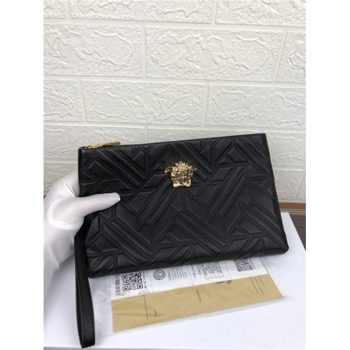 Replica Versace AAA Man Wallets #824390 $68.00 USD for Wholesale