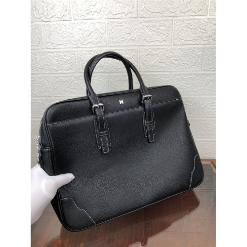 Replica Hermes AAA Man Handbags #824409 $130.00 USD for Wholesale