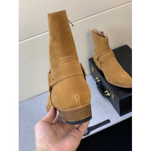 Replica Yves Saint Laurent Boots For Men #824522 $100.00 USD for Wholesale