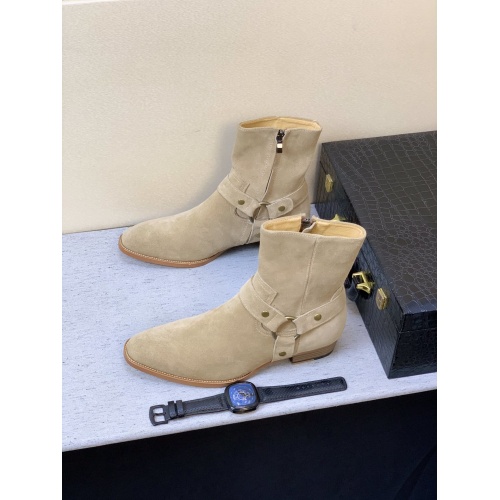 Yves Saint Laurent Boots For Men #824523 $100.00 USD, Wholesale Replica Yves Saint Laurent YSL Boots