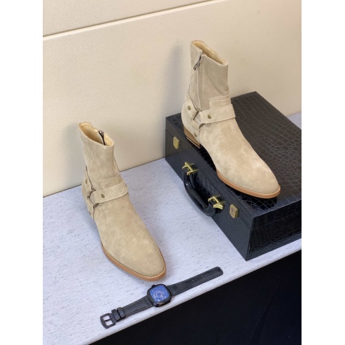 Replica Yves Saint Laurent Boots For Men #824523 $100.00 USD for Wholesale