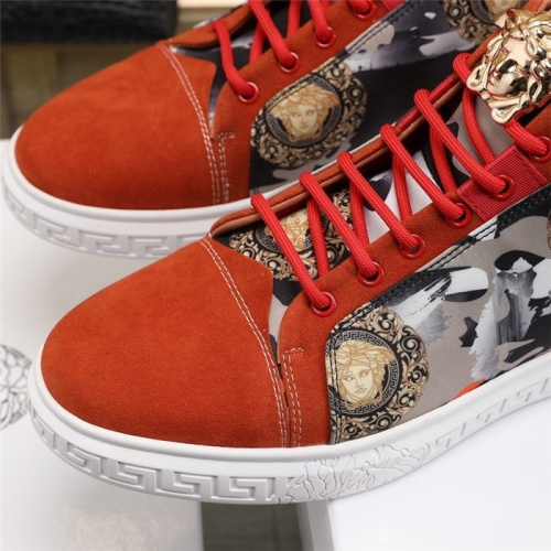 Replica Versace High Tops Shoes For Men #824543 $82.00 USD for Wholesale