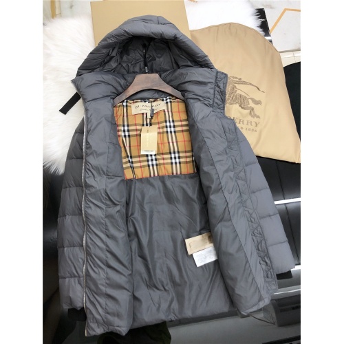 Replica Burberry Down Feather Coat Long Sleeved For Women #824725 $193.00 USD for Wholesale