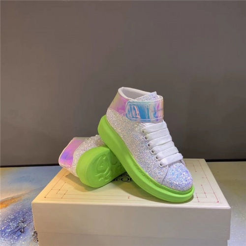 Replica Alexander McQueen High Tops Shoes For Women #824769 $105.00 USD for Wholesale