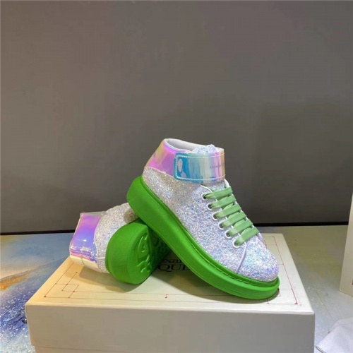Replica Alexander McQueen High Tops Shoes For Women #824771 $105.00 USD for Wholesale