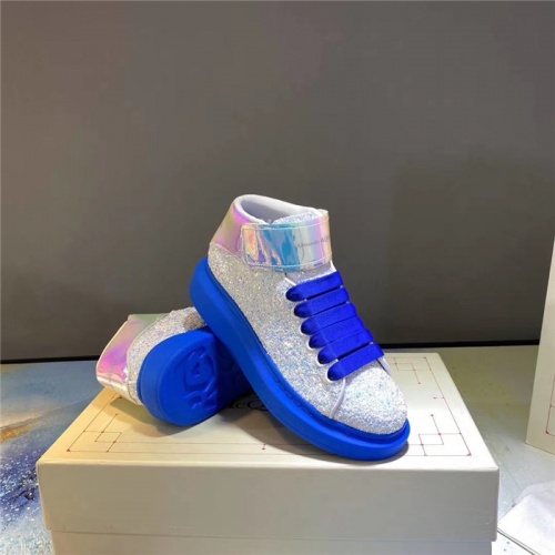 Replica Alexander McQueen High Tops Shoes For Women #824772 $105.00 USD for Wholesale