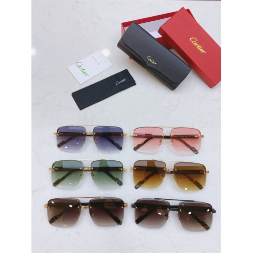Replica Cartier AAA Quality Sunglasses #825100 $45.00 USD for Wholesale
