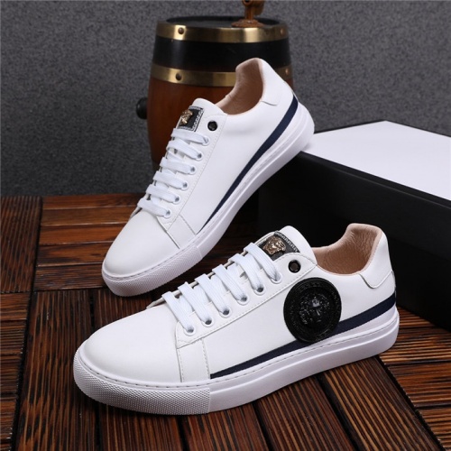 Versace Casual Shoes For Men #825230 $76.00 USD, Wholesale Replica Versace Casual Shoes