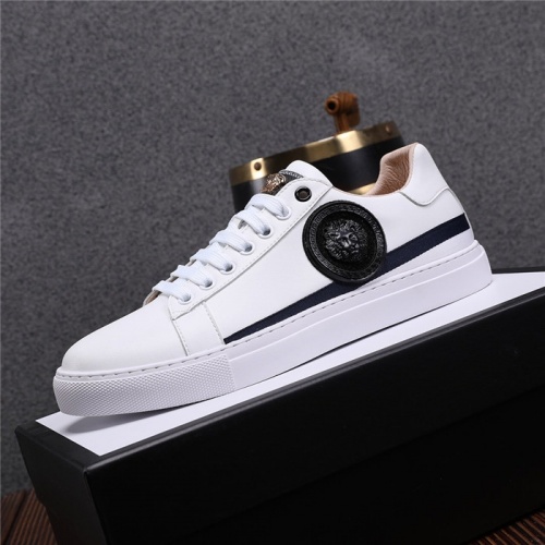 Replica Versace Casual Shoes For Men #825230 $76.00 USD for Wholesale