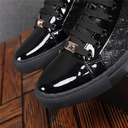 Replica Versace High Tops Shoes For Men #825235 $82.00 USD for Wholesale