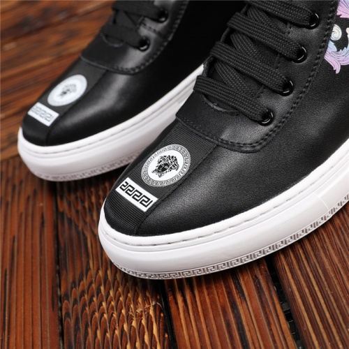 Replica Versace High Tops Shoes For Men #825237 $82.00 USD for Wholesale