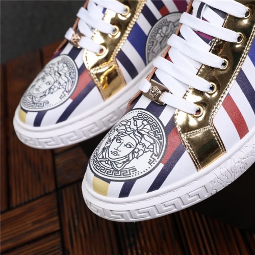 Replica Versace High Tops Shoes For Men #825242 $82.00 USD for Wholesale