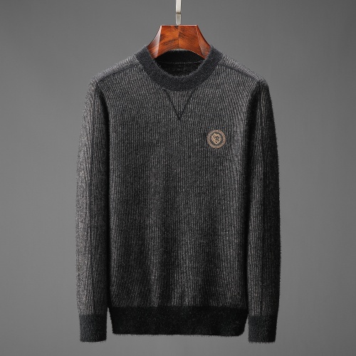 Versace Sweaters Long Sleeved For Men #825416 $52.00 USD, Wholesale Replica Versace Sweaters