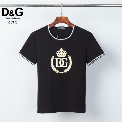 Dolce &amp; Gabbana D&amp;G T-Shirts Short Sleeved For Men #825438 $26.00 USD, Wholesale Replica Dolce &amp; Gabbana D&amp;G T-Shirts