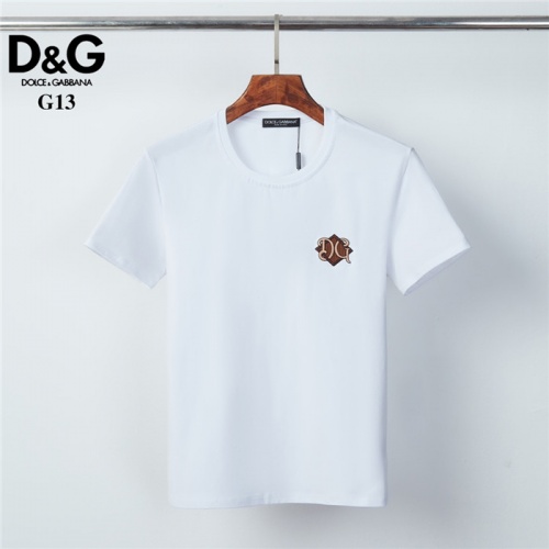 Dolce &amp; Gabbana D&amp;G T-Shirts Short Sleeved For Men #825441 $26.00 USD, Wholesale Replica Dolce &amp; Gabbana D&amp;G T-Shirts