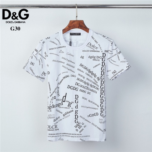 Dolce &amp; Gabbana D&amp;G T-Shirts Short Sleeved For Men #825453 $29.00 USD, Wholesale Replica Dolce &amp; Gabbana D&amp;G T-Shirts