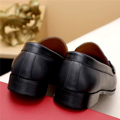 Replica Salvatore Ferragamo Leather Shoes For Men #825518 $80.00 USD for Wholesale