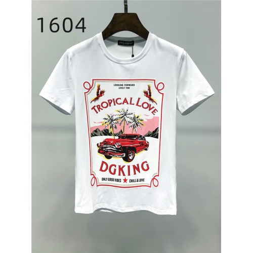 Dolce &amp; Gabbana D&amp;G T-Shirts Short Sleeved For Men #825557 $28.00 USD, Wholesale Replica Dolce &amp; Gabbana D&amp;G T-Shirts
