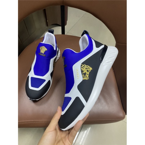Replica Versace Casual Shoes For Men #825584 $72.00 USD for Wholesale