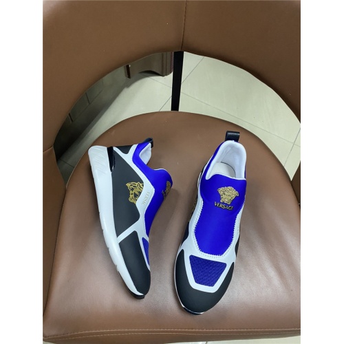 Replica Versace Casual Shoes For Men #825584 $72.00 USD for Wholesale