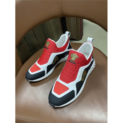 Replica Versace Casual Shoes For Men #825585 $72.00 USD for Wholesale