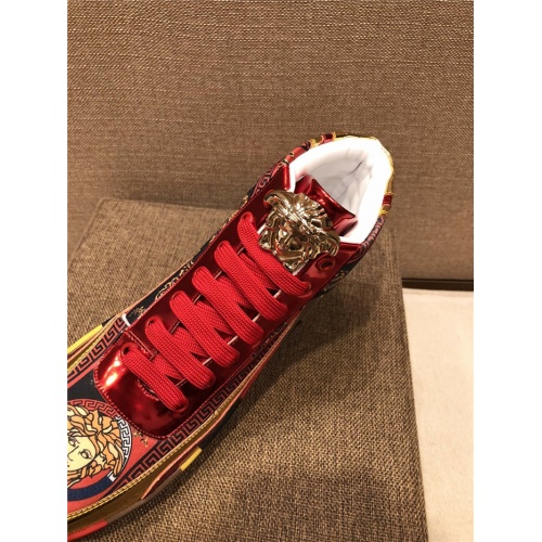Replica Versace High Tops Shoes For Men #825601 $76.00 USD for Wholesale