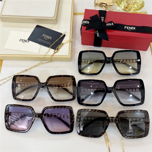 Replica Fendi AAA Quality Sunglasses #825742 $65.00 USD for Wholesale