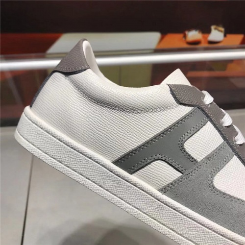 Replica Hermes Casual Shoes For Men #825926 $85.00 USD for Wholesale