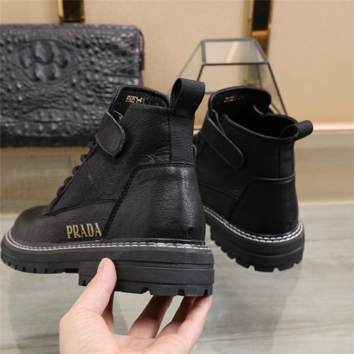 Replica Prada Boots For Men #826298 $82.00 USD for Wholesale