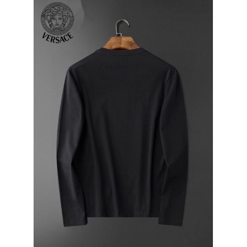 Replica Versace T-Shirts Long Sleeved For Men #826351 $34.00 USD for Wholesale