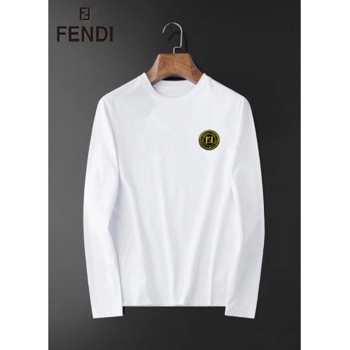 Fendi T-Shirts Long Sleeved For Men #826354 $34.00 USD, Wholesale Replica Fendi T-Shirts