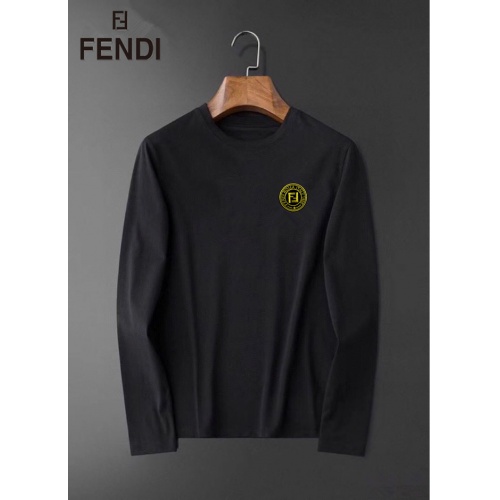 Fendi T-Shirts Long Sleeved For Men #826355 $34.00 USD, Wholesale Replica Fendi T-Shirts