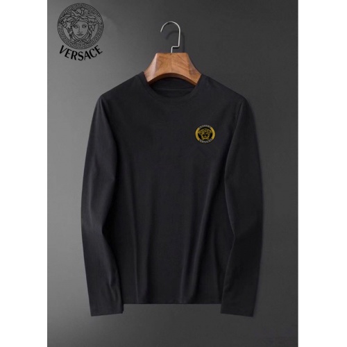 Versace T-Shirts Long Sleeved For Men #826363 $34.00 USD, Wholesale Replica Versace T-Shirts