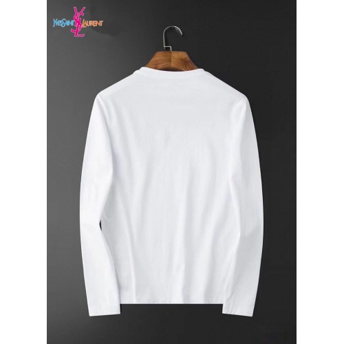 Replica Yves Saint Laurent YSL T-shirts Long Sleeved For Men #826370 $34.00 USD for Wholesale