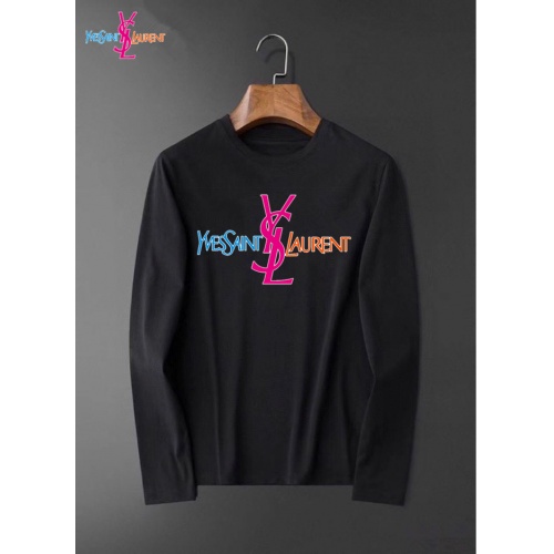 Yves Saint Laurent YSL T-shirts Long Sleeved For Men #826371 $34.00 USD, Wholesale Replica Yves Saint Laurent YSL T-shirts