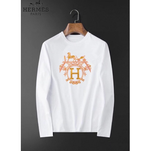 Hermes T-Shirts Long Sleeved For Men #826376 $34.00 USD, Wholesale Replica Hermes T-Shirts