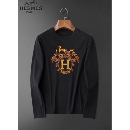 Hermes T-Shirts Long Sleeved For Men #826377 $34.00 USD, Wholesale Replica Hermes T-Shirts