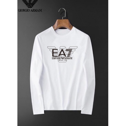 Armani T-Shirts Long Sleeved For Men #826378 $34.00 USD, Wholesale Replica Armani T-Shirts