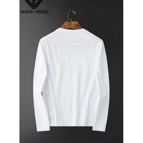 Replica Armani T-Shirts Long Sleeved For Men #826378 $34.00 USD for Wholesale