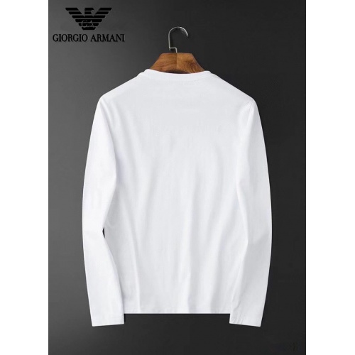 Replica Armani T-Shirts Long Sleeved For Men #826383 $34.00 USD for Wholesale