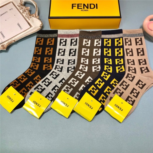 Fendi Socks #826431 $27.00 USD, Wholesale Replica Fendi Socks