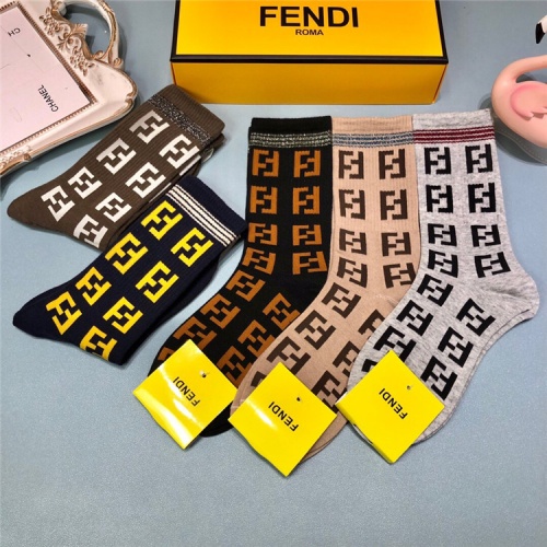 Replica Fendi Socks #826431 $27.00 USD for Wholesale