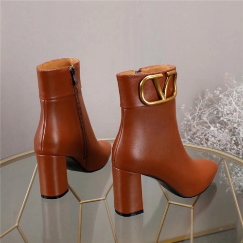 Replica Valentino Boots For Women #826464 $96.00 USD for Wholesale