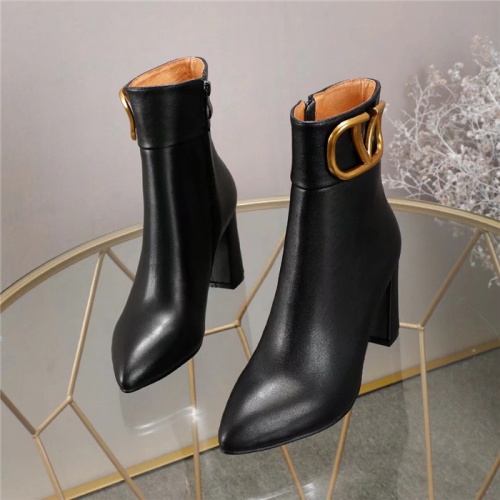Replica Valentino Boots For Women #826466 $96.00 USD for Wholesale