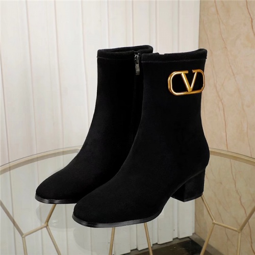 Valentino Boots For Women #826487 $85.00 USD, Wholesale Replica Valentino Boots