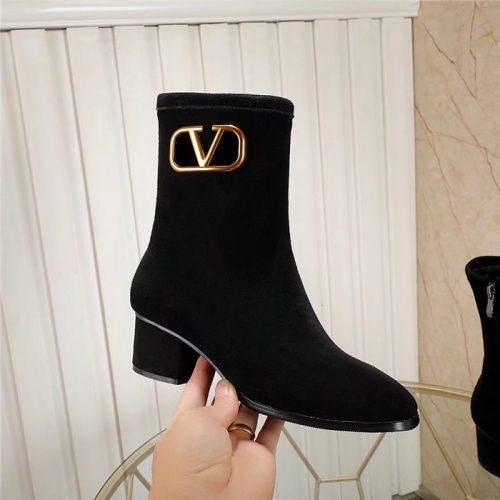 Replica Valentino Boots For Women #826487 $85.00 USD for Wholesale