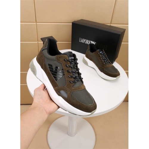 Replica Armani Casual Shoes For Men #826493 $76.00 USD for Wholesale